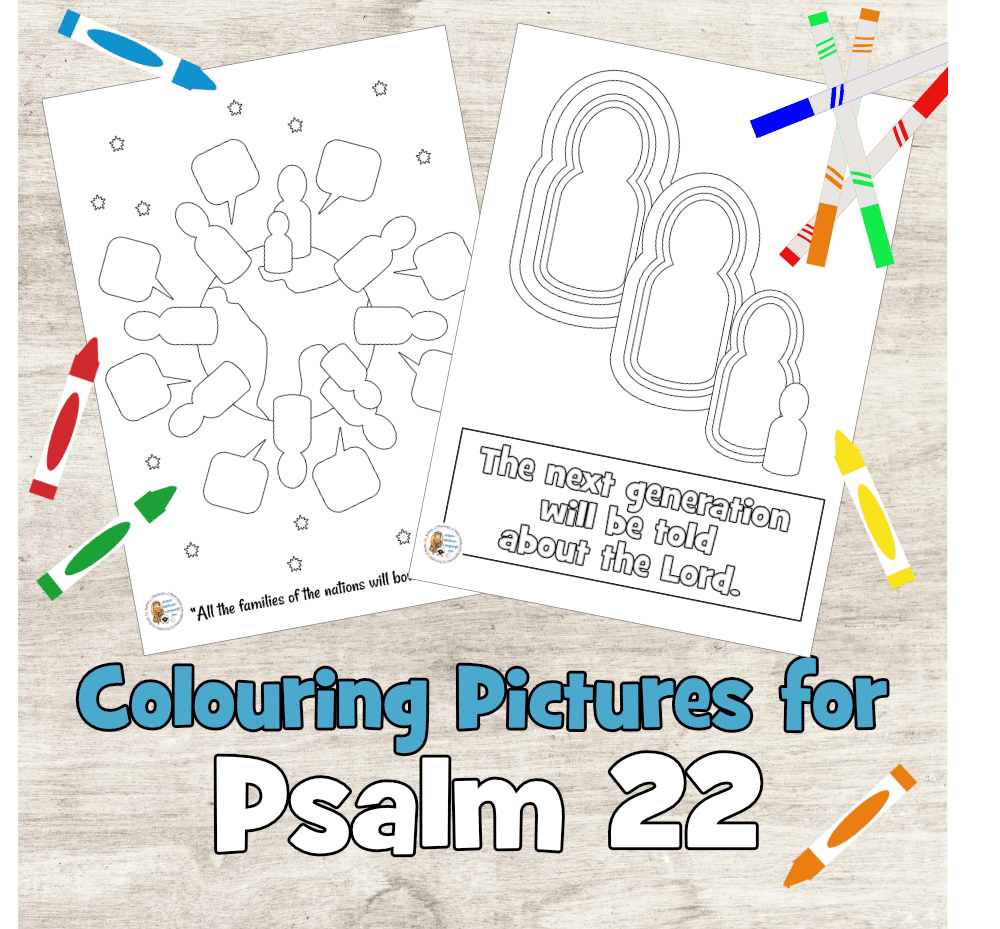 Psalm 22 colouring pages