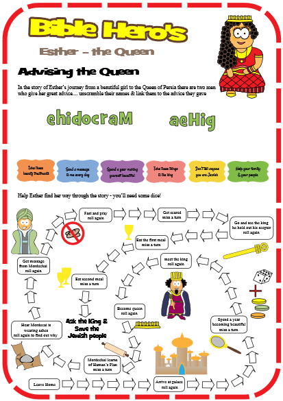 Esther-Worksheet