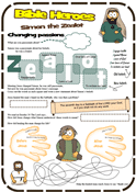 Simon the Zealot worksheet