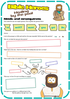 Healing at the Pool worksheet