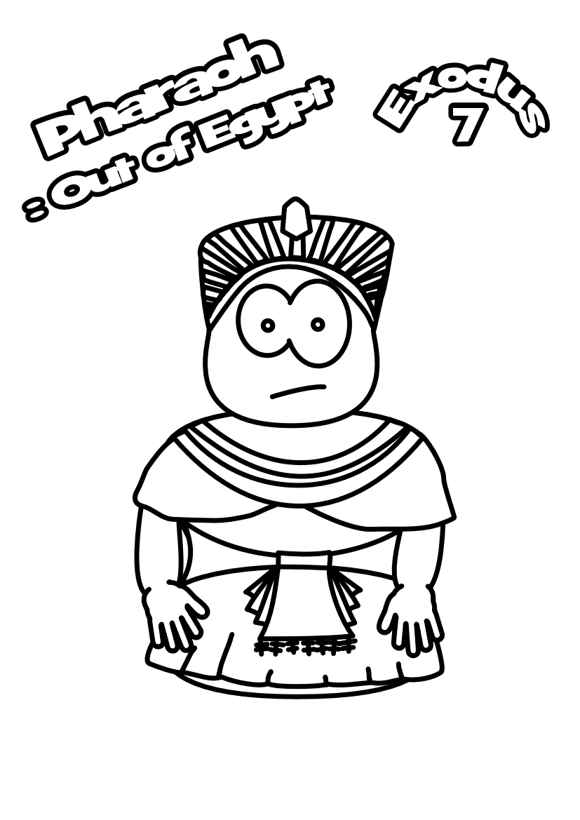 81-Colouring-page-Young-Pharaoh