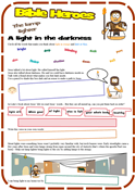 Lamp Lighter (Luke 11) Worksheet