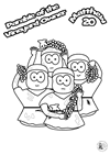 100-Worker-group-Colouring-page