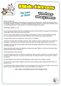 Story notes based on Matthew 25 the sheep and goats or the least of these.