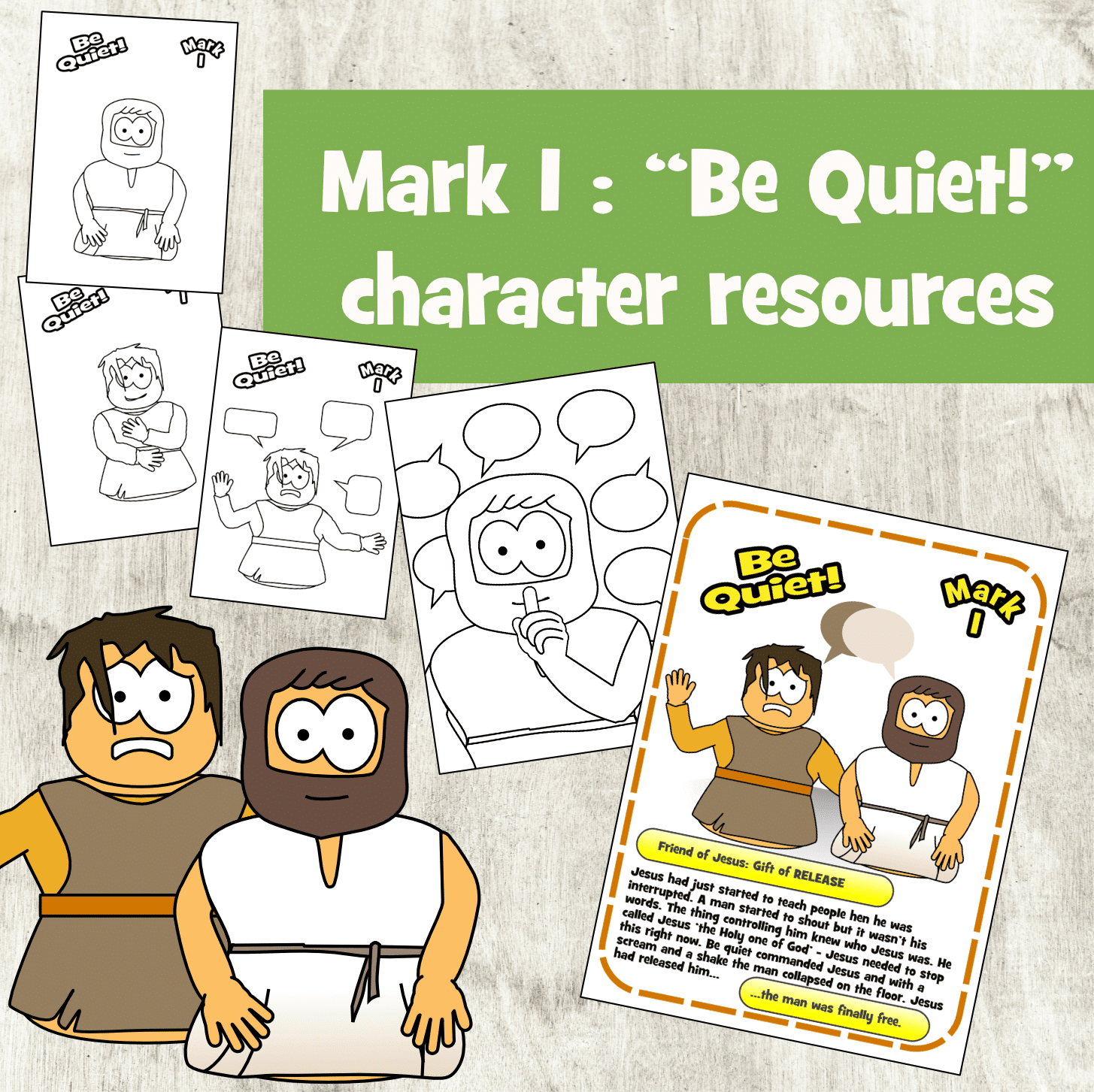 Be Quiet – Unclean spirit (Mark 1)