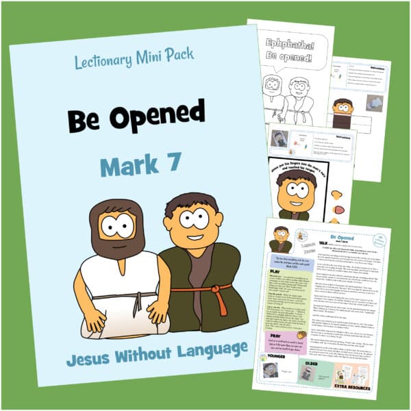 Be open (healing deaf man)- Mark 7