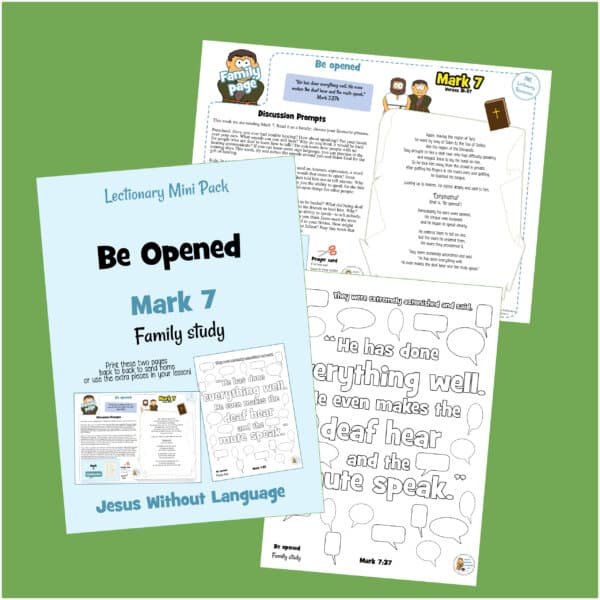 Be open (healing deaf man)- Mark 7 - Image 2