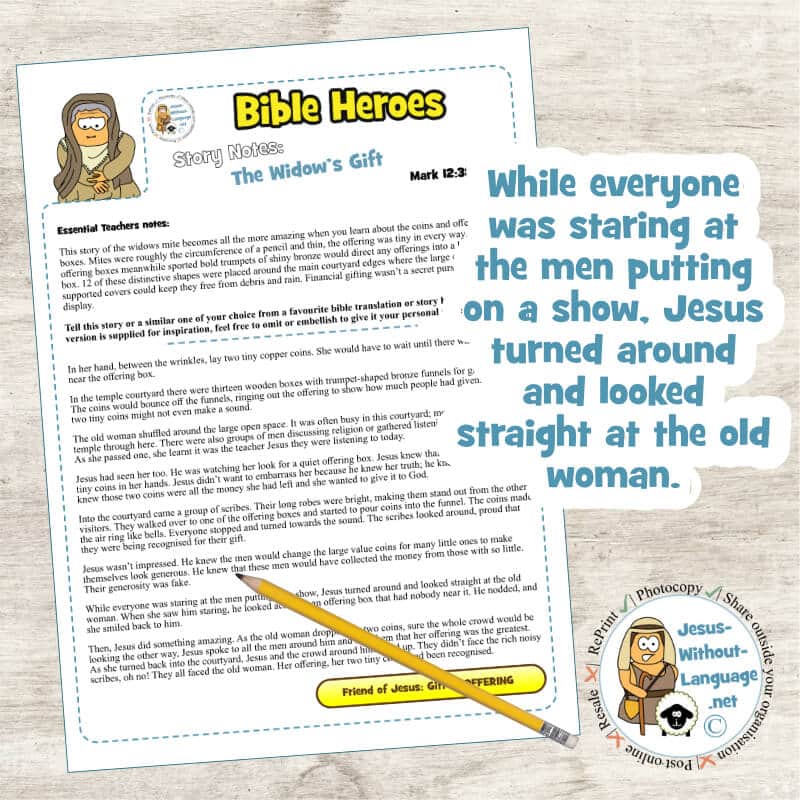 The Widow's Gift (Mark 12) | Story