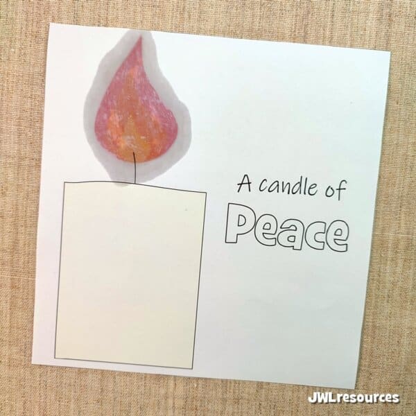 Advent Candle week 4 PEACE - Micah 5 - Image 3