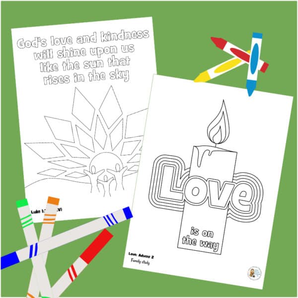 Advent Candle week 2 LOVE - Luke 1 - Image 4