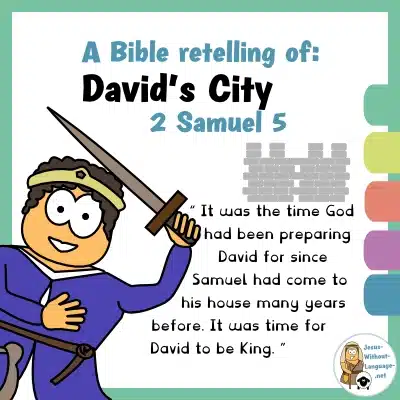 A Biblical retelling of David's City (2 Samuel 5) for youngsters.
