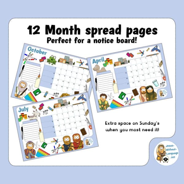 FREE Kids Ministry Academic Calendar 2024-2025 - Image 2