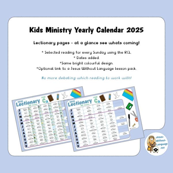 FREE Kids Ministry Calendar 2025 - Image 4
